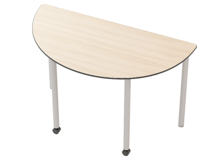 Hpl Table Top Esco Furniture, Semi Circle Table Top